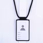 Aluminum Alloy Card Holder with Lanyard Colors for Campus IDs