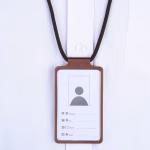 Aluminum Alloy Card Holder with Lanyard Colors for Campus IDs
