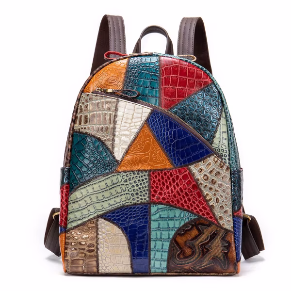 MR Luxury Colorful School Backpack for Women/Teens