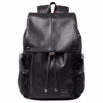 PU Leather School/College Laptop Backpack Unisex