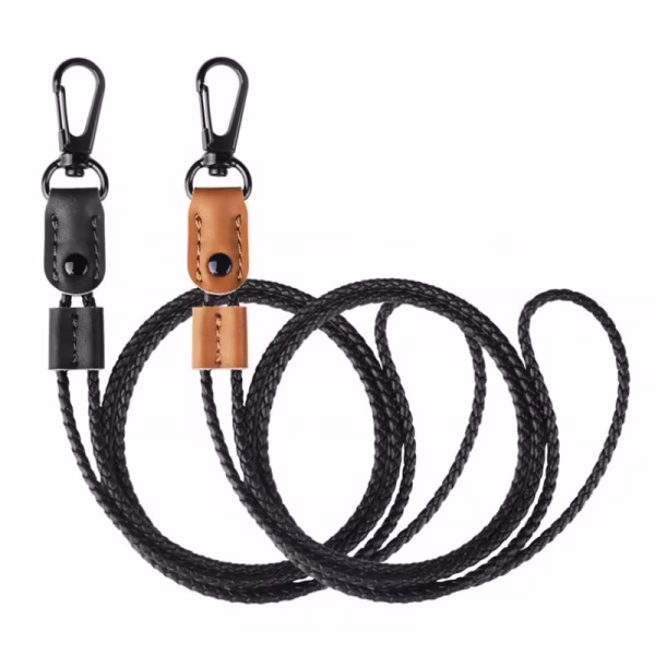 PU Leather Lanyard Luxury, High-Class Look for Campus IDs, Keys & Phones