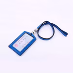 Embossed Crocodile Cowhide Lanyard & ID Card Holder a Luxury Edition