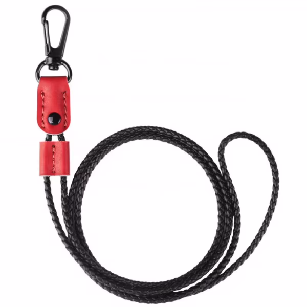 PU Leather Lanyard Luxury, High-Class Look for Campus IDs, Keys & Phones