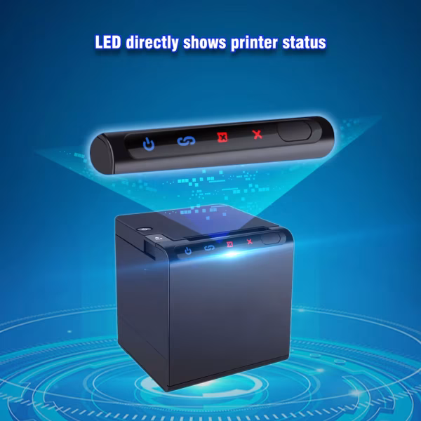 80 mm Wi-Fi/USB Thermal Receipt Printer 250–300 mm/s
